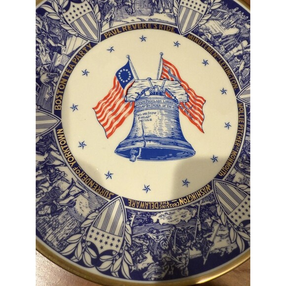 Vintage 1976- Alvin Fine China-Commemorating Bicentennial Collector’s Plate - Picture 5 of 7